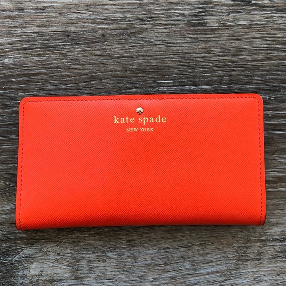 kate spade Handbags - Kate Spade Orange Wallet